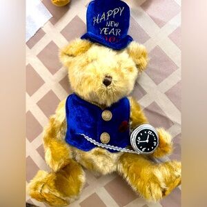 New Year’s Bear with Top Hat, Vest Pocket Watch